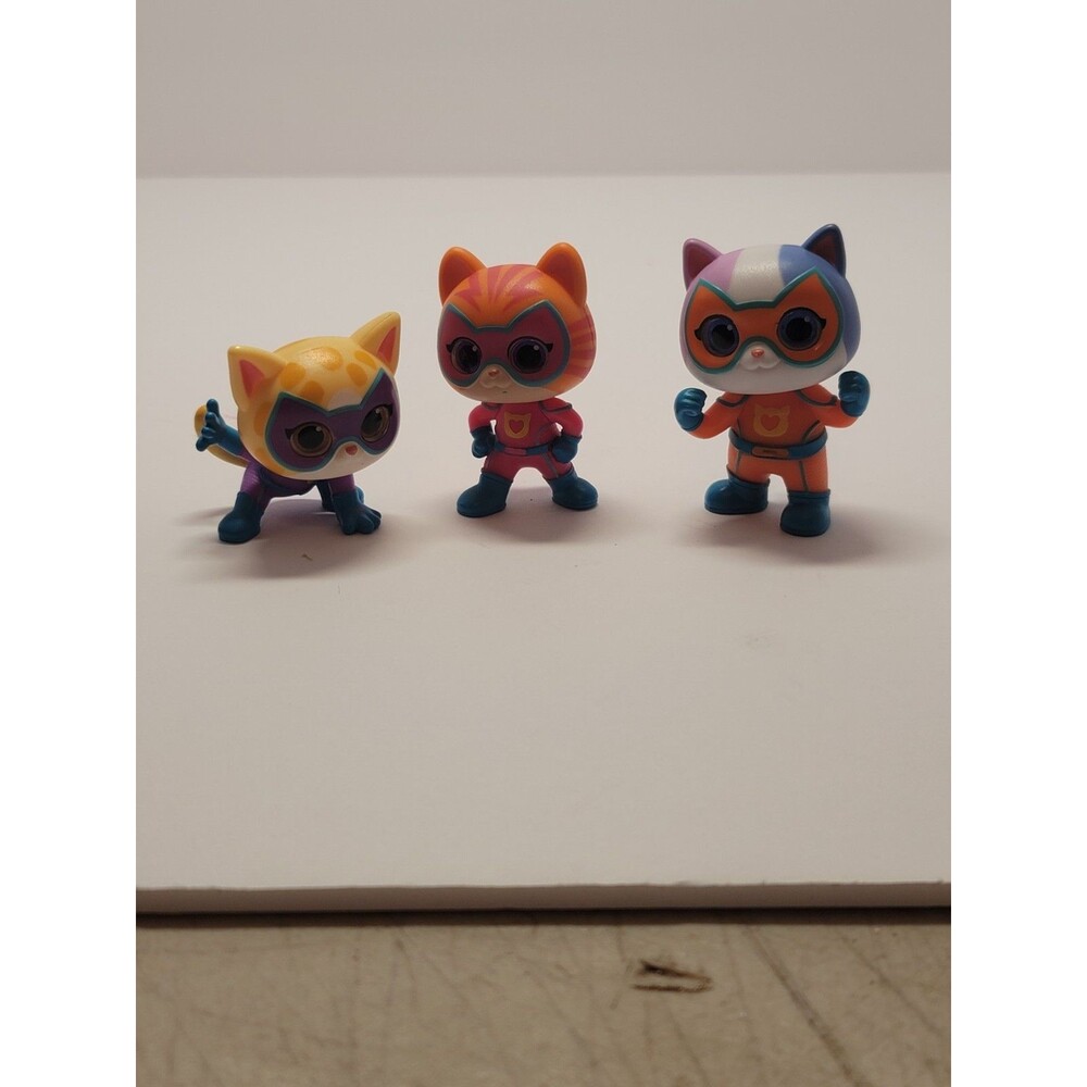 New Disney Super Kitties 3” Kittens LOT OF 3